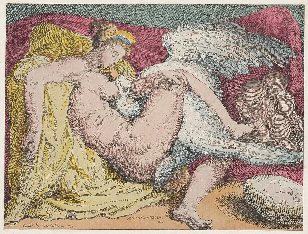 Thomas Rowlandson-110-Leda e il cigno